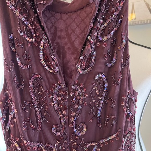 Adrianna Papell beaded mesh dress NWT - Picture 8 of 8